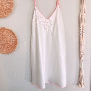 Vintage floral lingerie slip